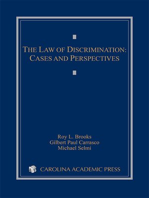 cover image of The Law of Discrimination